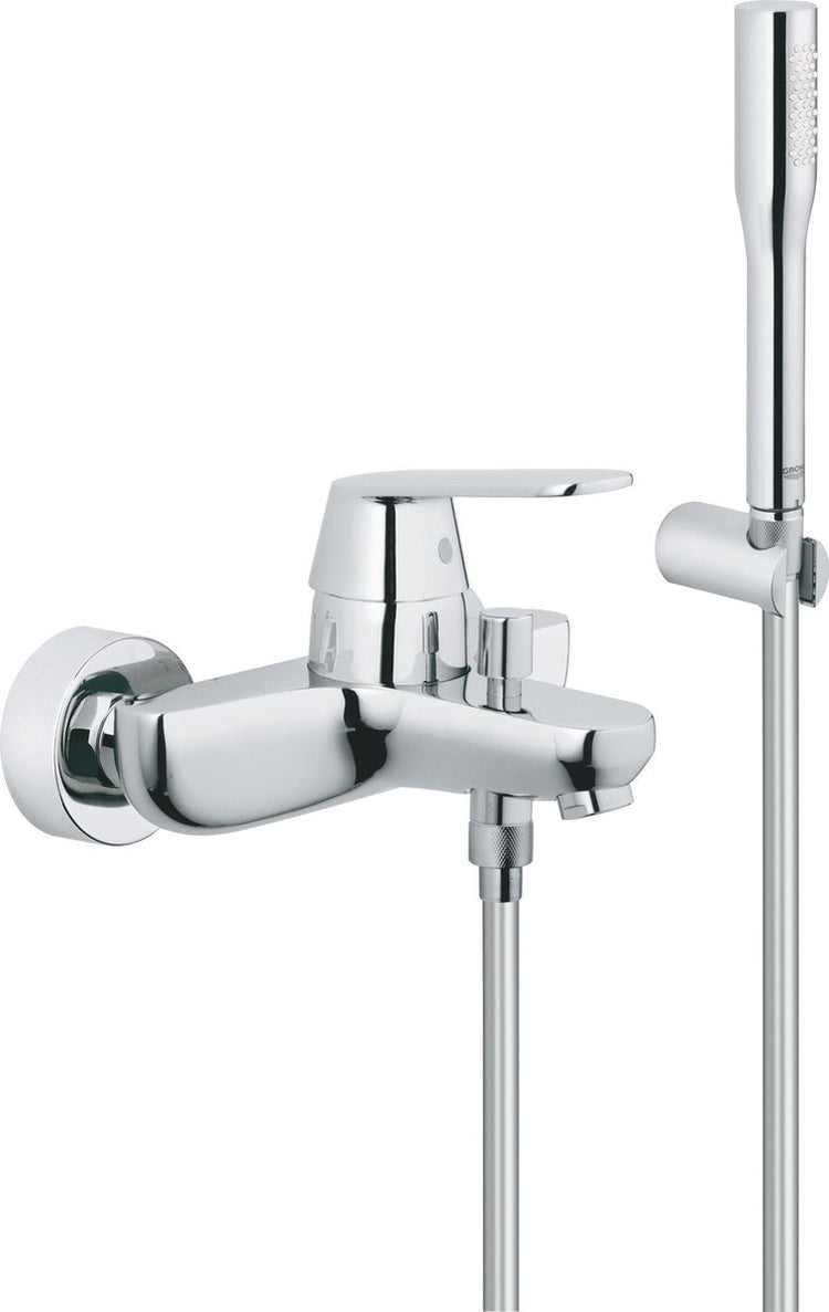 Grohe Eurosmart Cosmopolitan Wannenarmatur – mit Wannenset – 15 cm Achsabstand