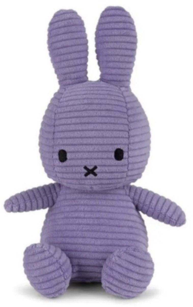 Miffy Cord-Kuscheltier – 23 cm – Öko – Dunkelviolett