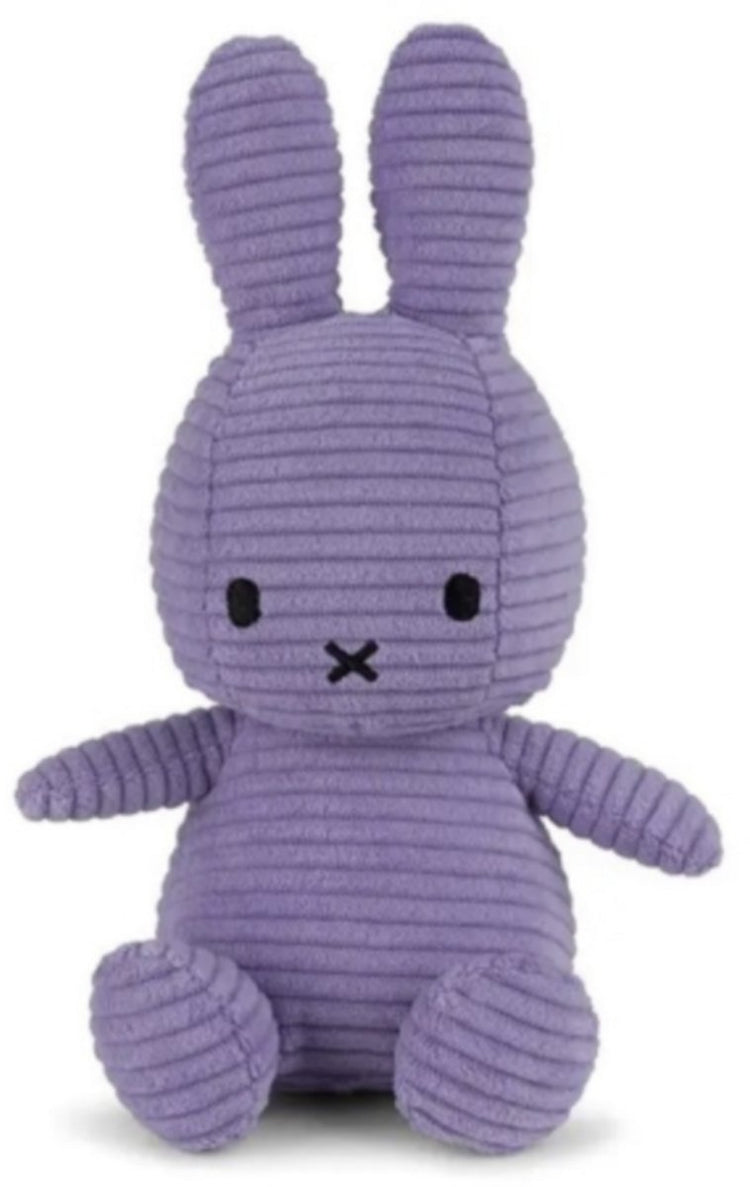 Miffy Cord-Kuscheltier – 23 cm – Öko – Dunkelviolett
