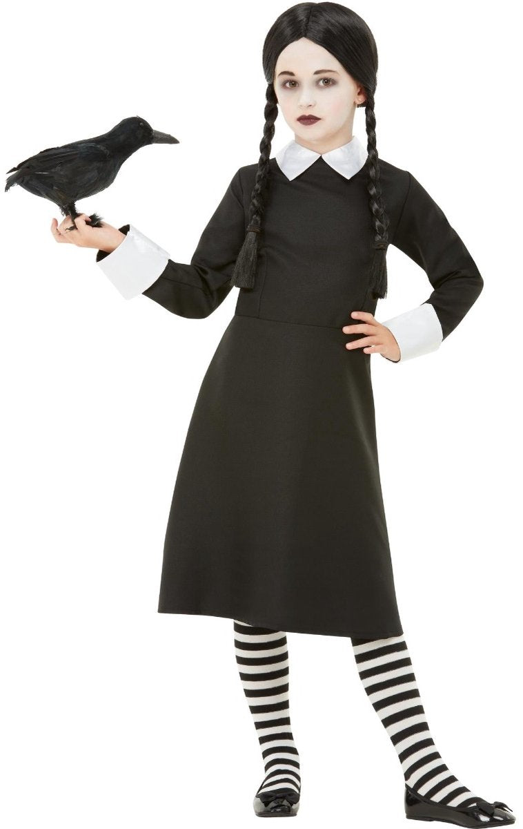 Smiffys Gothic-Schulmädchen-Kostüm für kleine Kinder