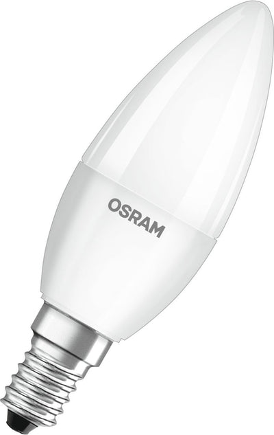 Osram LED-Lampe - Kerze - E14 - matt - 4,9W - 470 Lumen - warmweiß - nicht dimmbar - 5 Stück