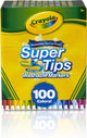 Crayola – Super Tips – Filzstifte – 100 waschbare Filzstifte – für Kinder