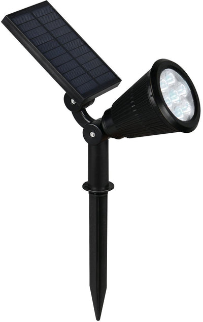 Rl Live Your Light Reality Festival - Spot - Schwarz matt - inkl. 1x SMD 1 W - RGB-Farbwechsler - Dämmerungssensor - wiederaufladbar - kabellos - Solar - Solarenergie - neigbar - Außenbeleuchtung - IP44