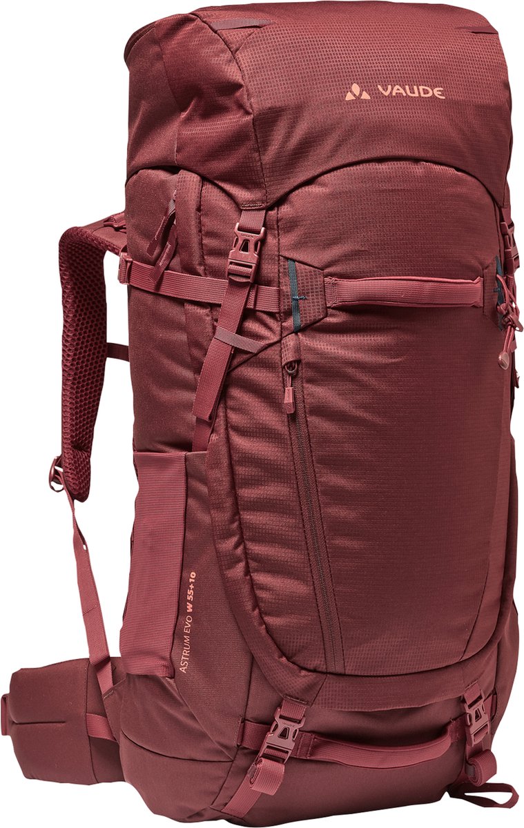 Vaude Trekkingrucksack Touristenrucksack Damen Astrum Evo 55 + 10 Dark Cherry Dunkelrot