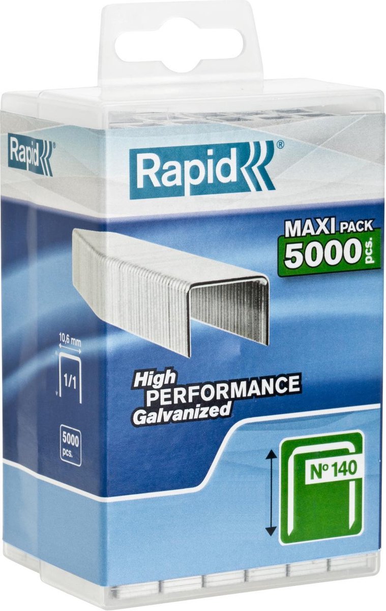 Rapid-Klammern 140 6 mm verzinkt 5.000 Stück