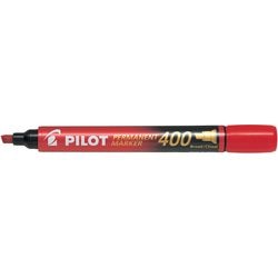 Permanentmarker Pilot 400 meißelförmige Spitze rot