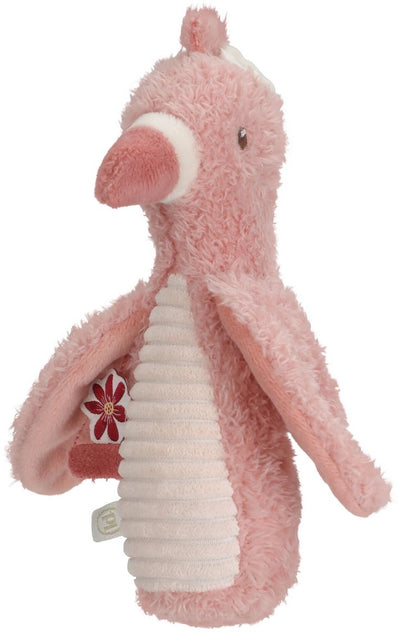 Little Dutch Safari Friends quetschen Rassel Flamingo – Babyspielzeug – schnappen Sie sich Babyspielzeug