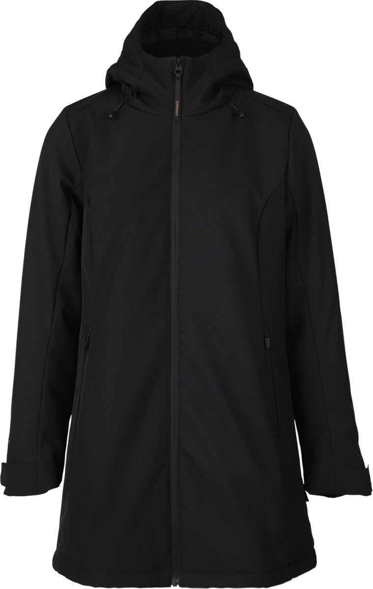 Brunotti Melle Damen lange Softshelljacke – Schwarz – S