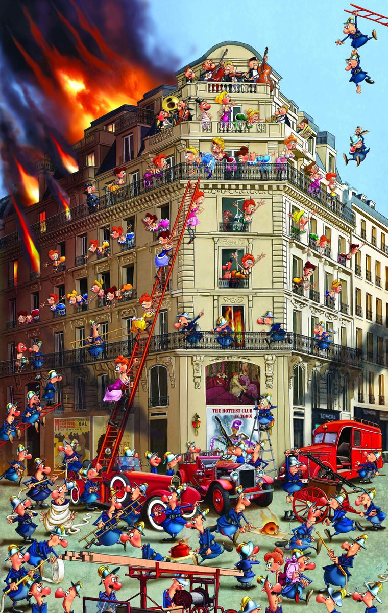 Piatnik Puzzle Feuerwehr – 1000 Teile – für 6 bis 99 Jahre