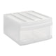 Rotho Systemix Design-Kommode 34x39,5x20,3 cm weiß