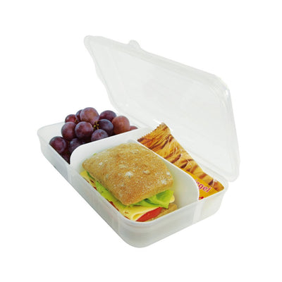 Rotho Fun Lunchbox mit Divide -Schüssen 1,7l transparent