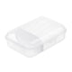 Rotho Fun Lunchbox mit Divide Shot 0,9l transparent
