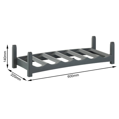 Rotho Rotho Vario Flasche Rack Anthrazit
