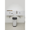 Rotho Rotho Twist Waste Bin 25l Silber Metallic