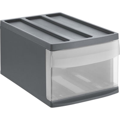 Rotho Systemix Design-Kommode 39,5x25,5x20,3 cm Anthrazit