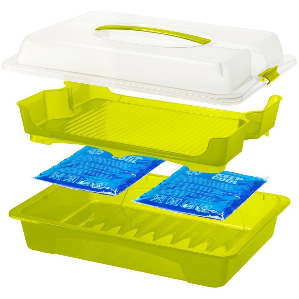 Rotho Fresh Party -Butler serviert 43,5x11x29.5 cm weißer transparent