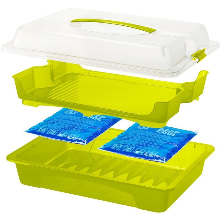 Rotho Fresh Party -Butler serviert 43,5x11x29.5 cm weißer transparent