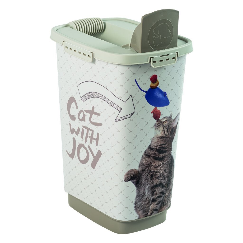 Rotho Rotho Cody Cat Pet Food Container 25l Cappuccino Sand