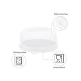 Rotho Rotho Fresh Cake Box Hoog Mistelgrün - afbeelding 2
