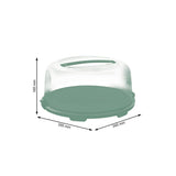 Rotho Rotho Fresh Cake Box Hoog Mistelgrün - afbeelding 3