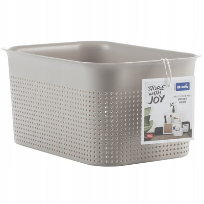 Rotho Brisen Aufbewahrungskorb 26,2x18x13 cm 4,5l Cappuccino