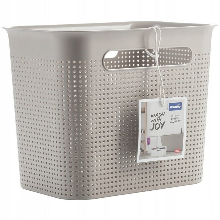 Rotho Brisen Aufbewahrungskorb 26,2x18x21,1 cm 7l Cappuccino