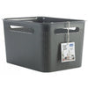 Rotho Brisen Aufbewahrungskorb 36x26,2x21,1 cm 16l Anthrazit