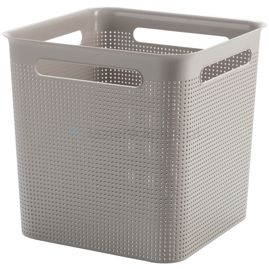 Rotho Brisen Aufbewahrungskorb 29,1x29,1x28,1 cm 18l Cappuccino