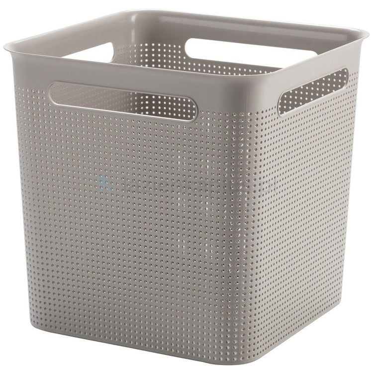 Rotho Brisen Aufbewahrungskorb 29,1x29,1x28,1 cm 18l Cappuccino