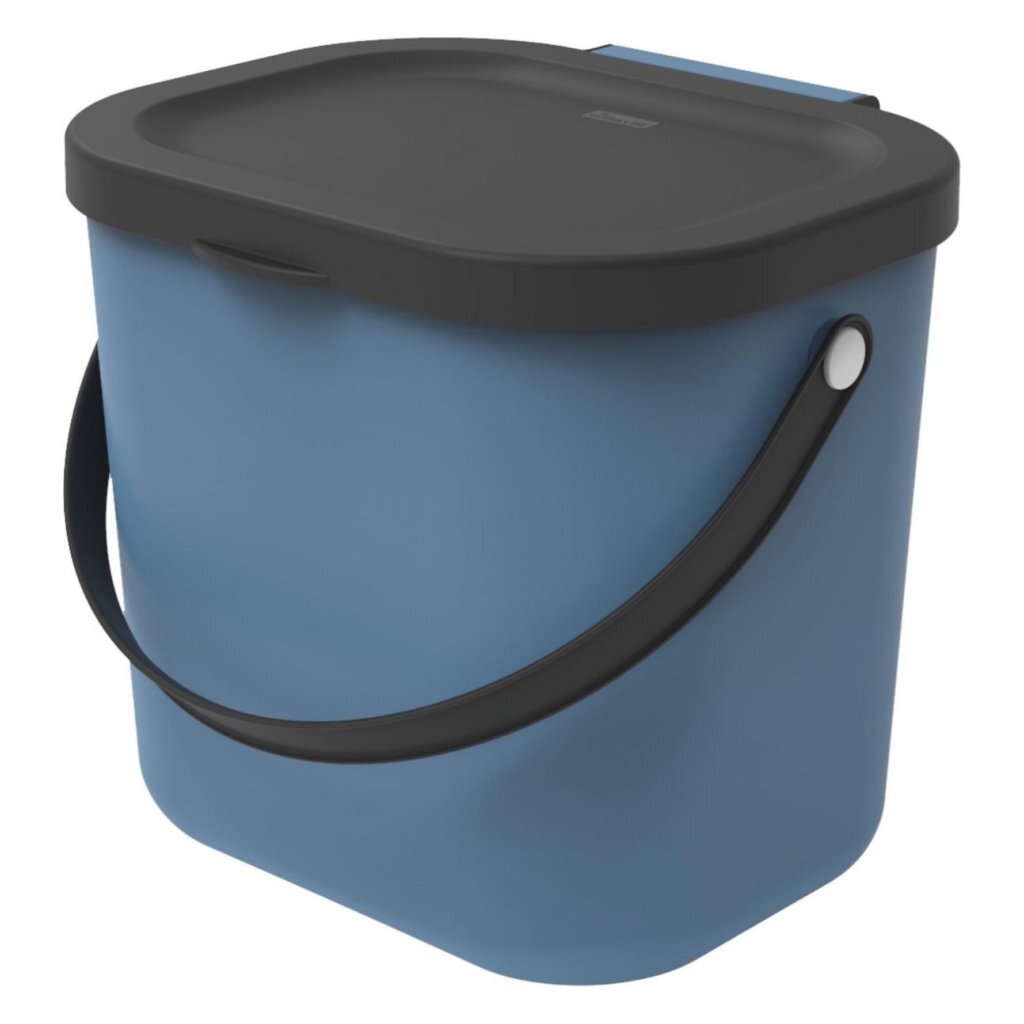 Rotho Albula Bioabfallbehälter 23,5x20x20,8 cm 6l blau