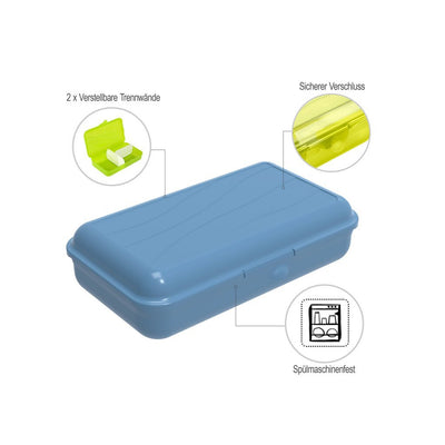 Rotho Fun Lunchbox mit Trennwänden 1,7l Horizontblau