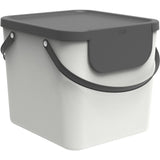 Rotho Albula Mülltrenner 38,8x35,5x33,9 cm 40l weiß - afbeelding 1