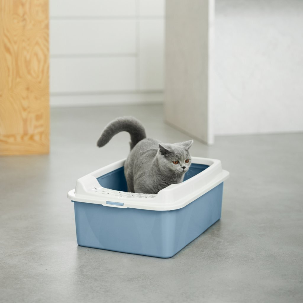 Rotho Rotho Bonnie Kattenbak mit Boving Hang M Blue Sand
