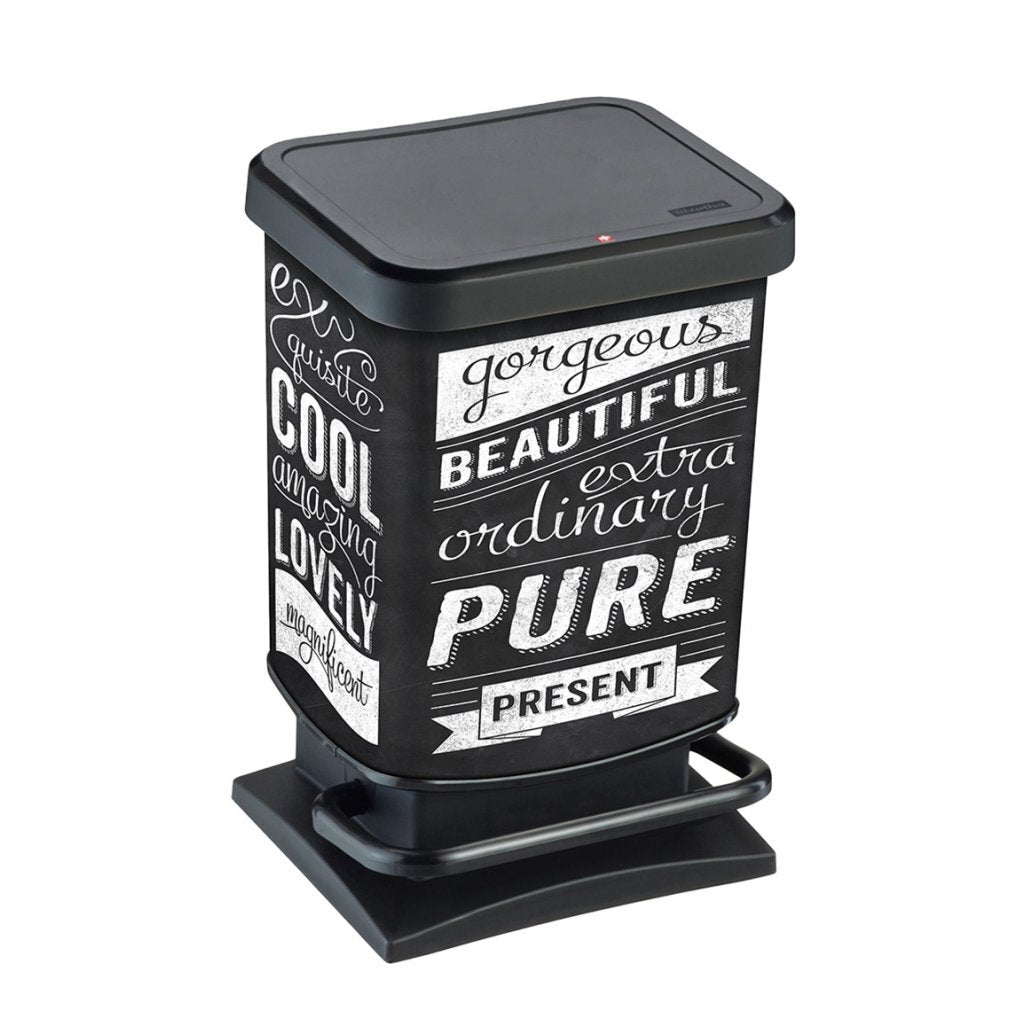 Rotho Rotho Paso Pedal Bin Hipster 20L Schwarz