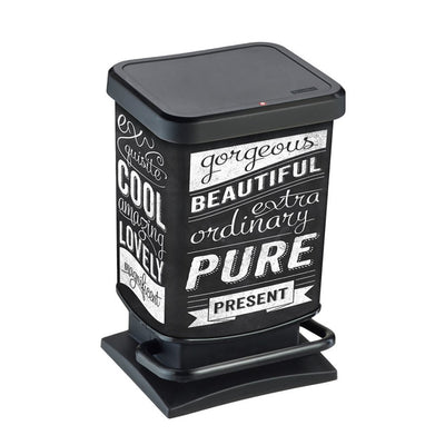Rotho Rotho Paso Pedal Bin Hipster 20L Schwarz