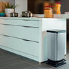Rotho Rotho Paso Pedal Bin 40L Silber Metallic
