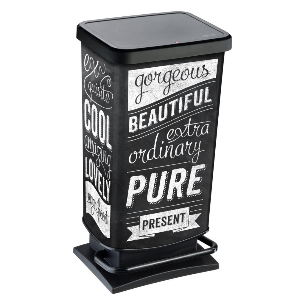 Rotho Rotho Paso Pedal Bin Hipster 40L Schwarz