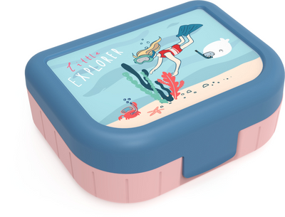 Rotho Lunchbox to go für Kinder, Entdeckermädchen
