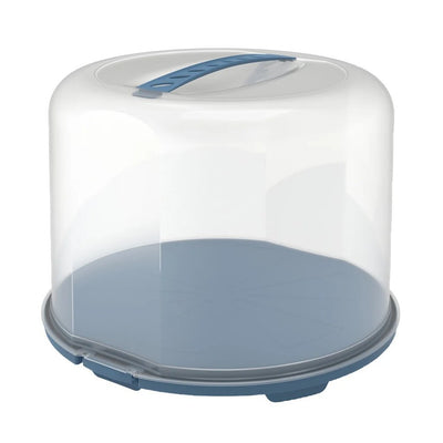 Rotho Rotho Fresho Cake Box XL 35,5x34.5x26 cm Horizonblau Transparent