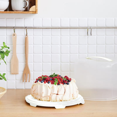 Rotho Rotho Fresho Cake Box XL 35,5x34.5x26 cm weiß transparent