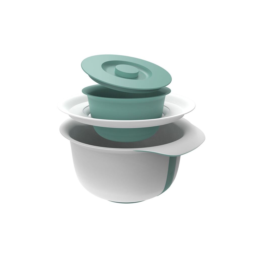 Rotho Rotho Fresh Montage Bowl mit Spritzabdeckung 4L Fogletoe Green