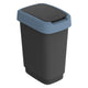 Rotho Rotho Twist Waste Bin 10L Horizon Blue Anthrazit