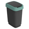 Rotho Rotho Twist Waste Bin 10l Mistel -Grün Anthrazit
