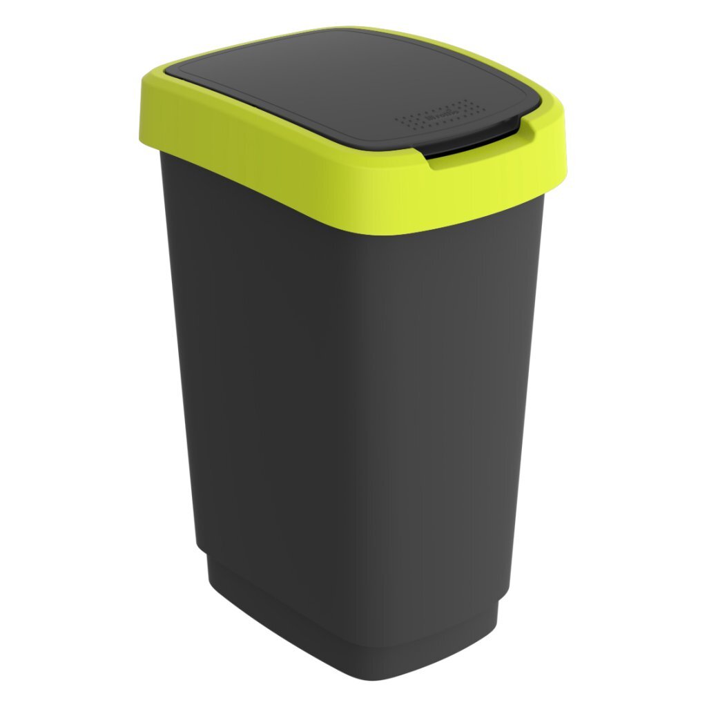Rotho Rotho Twist Waste Bin 25l Lime Anthrazit