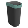 Rotho Rotho Twist Waste Bin 50l Mistel -Grün Anthrazit