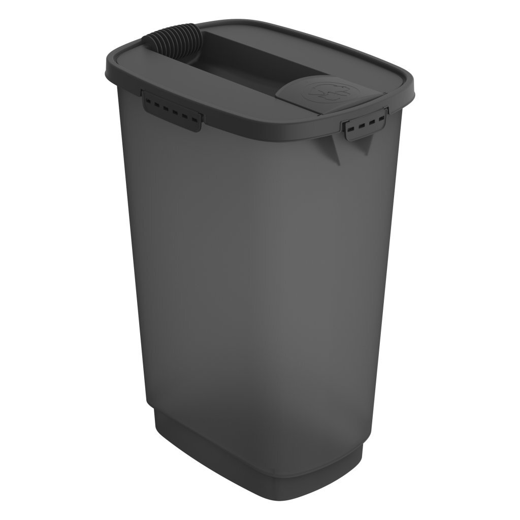 Rotho Rotho Cody Pet Futter Container 50 l Anthrazit transparent