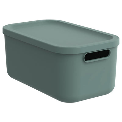 Rotho Decoration Storagebox Albula Light 12 l Mistelgrün