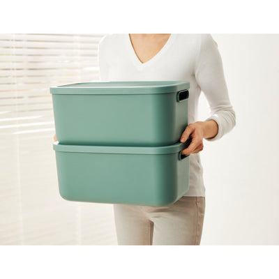 Rotho Decoration Storagebox Albula Light 12 l Mistelgrün