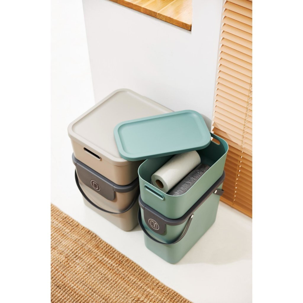 Rotho Decoration Storagebox Albula Light 12 l Mistelgrün