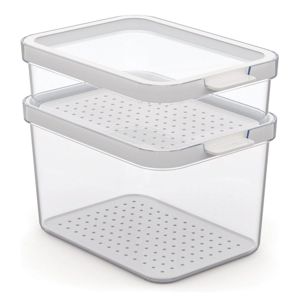 ROTHO ROTHO CAMUMA SET Kühlschrank -Organizer 1.2L + 2,15L Transparent